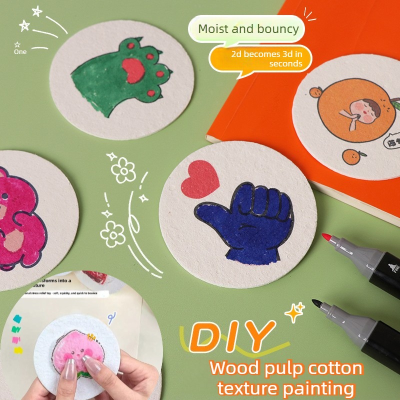 Art Craft Halloween Preschool - กระดาษวาดภาพเนื้อโฟม 3 มิติ สำหรับเด็ก DIY งานศิลปะ
