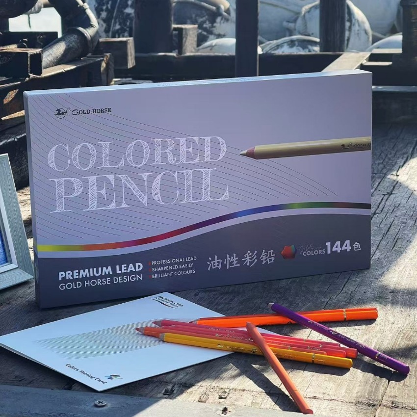 Colored Pencil Professional - ดินสอสีน้ำมัน Gold Horse B11 ระดับมืออาชีพ ขนาด