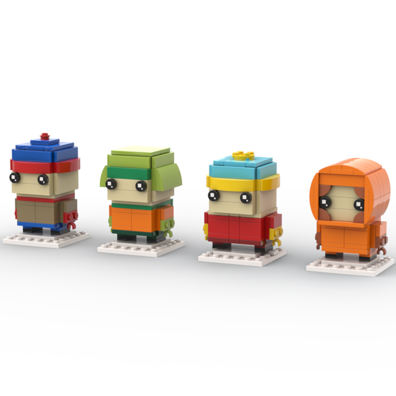 Art Craft Ideas For Christmas - 336 ชิ้น MOC South Park BrickHeadz