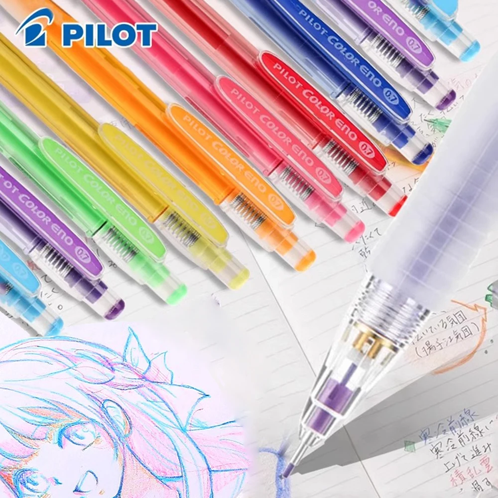Staedtler Pencil Lumocolor - 8pcs นักบินญี่ปุ่นสีชุดดินสอ 0.7 มม.สี HCR-197 Erasable