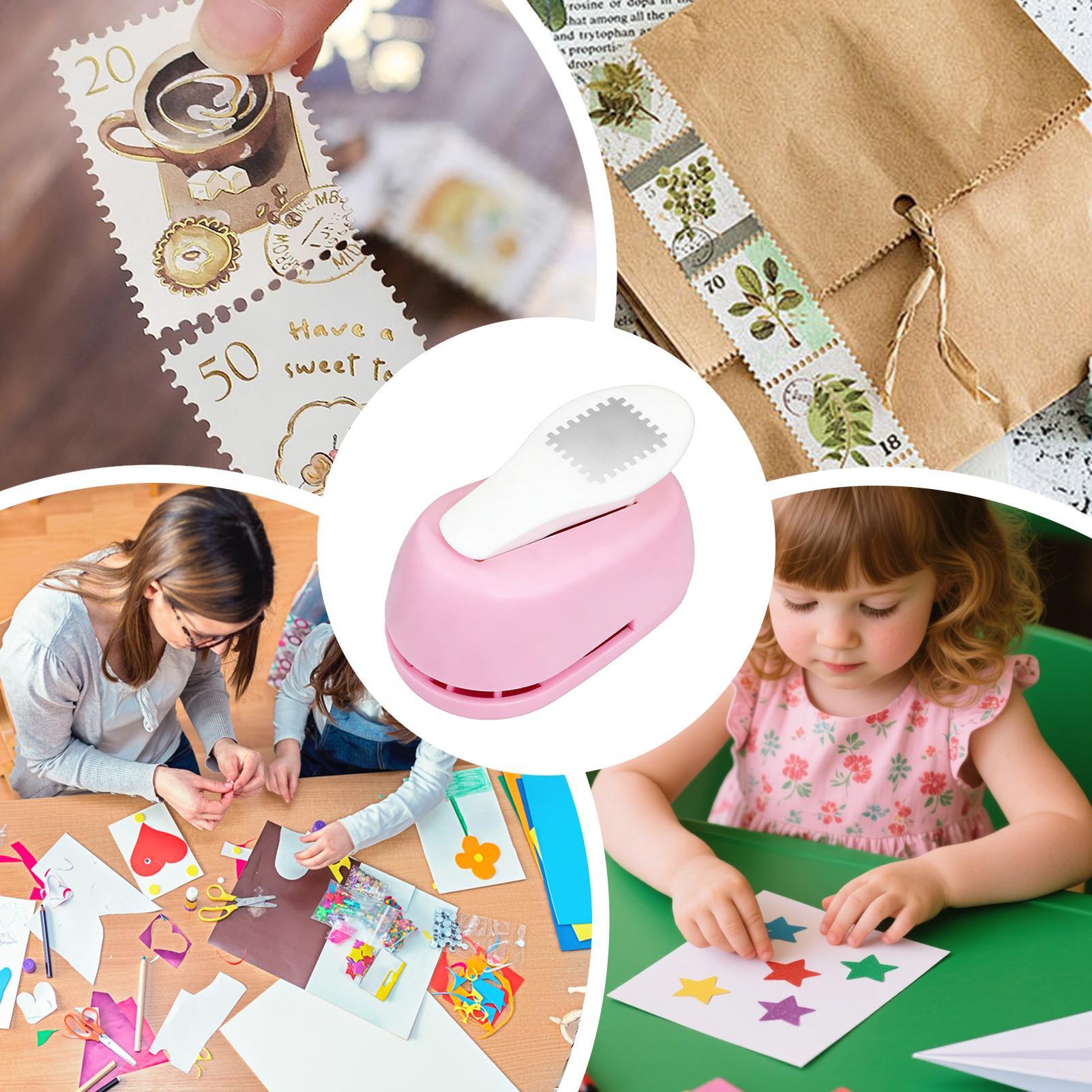 Art Craft Journals - เครื่องเจาะแสตมป์สำหรับเด็กและผู้ใหญ่ ชุดเครื่องมือประดิษฐ์แสตมป์ DIY สำหรับงานศิลปะ จดบันทึก ทำการ์ด