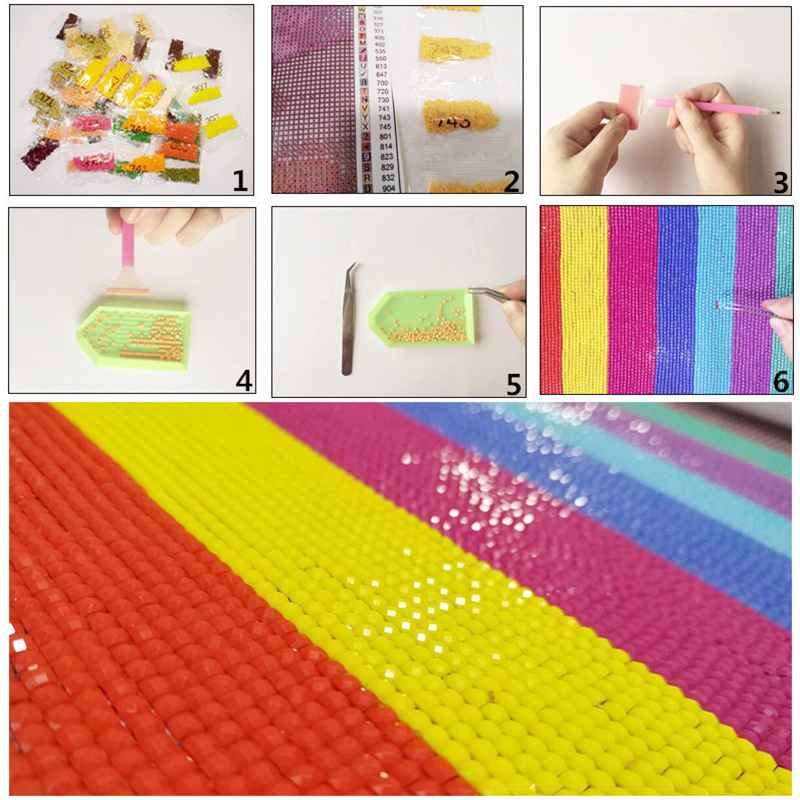 5D DIY เย็บปักถักร้อยเพชร City - Art And Craft New York บทวิจารณ์และราคา