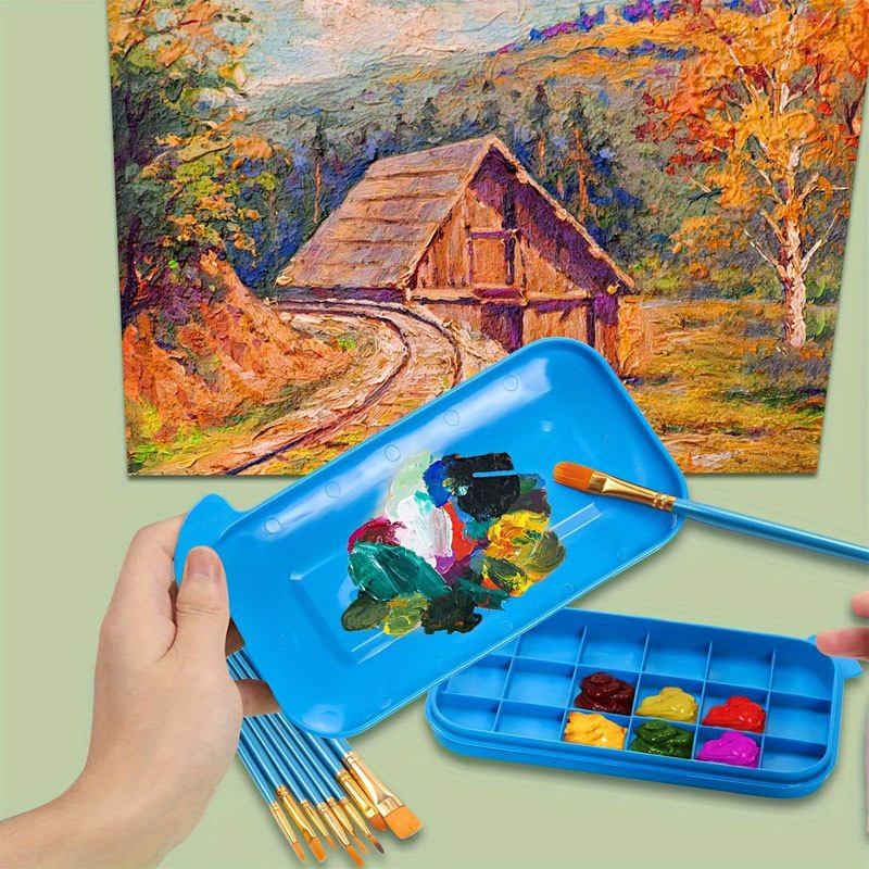 อ่างล้างพู่กัน 3-in-1 พร้อมจาน - Watercolor Brush Pen บทวิจารณ์และราคา