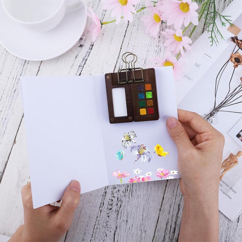 สีน้ําแบบพกพาชุด Travel Palett - Watercolor Brush Pen บทวิจารณ์และราคา