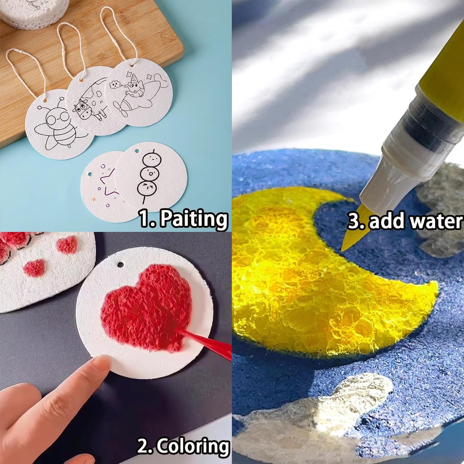 ชุดกระดาษวาดภาพพื้นผิวโฟมนูน 3 - Art Craft Kids บทวิจารณ์และราคา