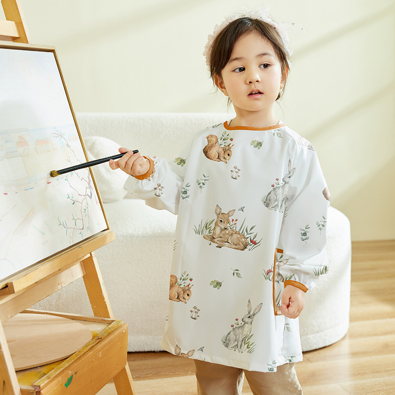 เสื้อกันเปื้อนเด็กแบบกันน้ำ แข - Art Craft For Preschool บทวิจารณ์และราคา