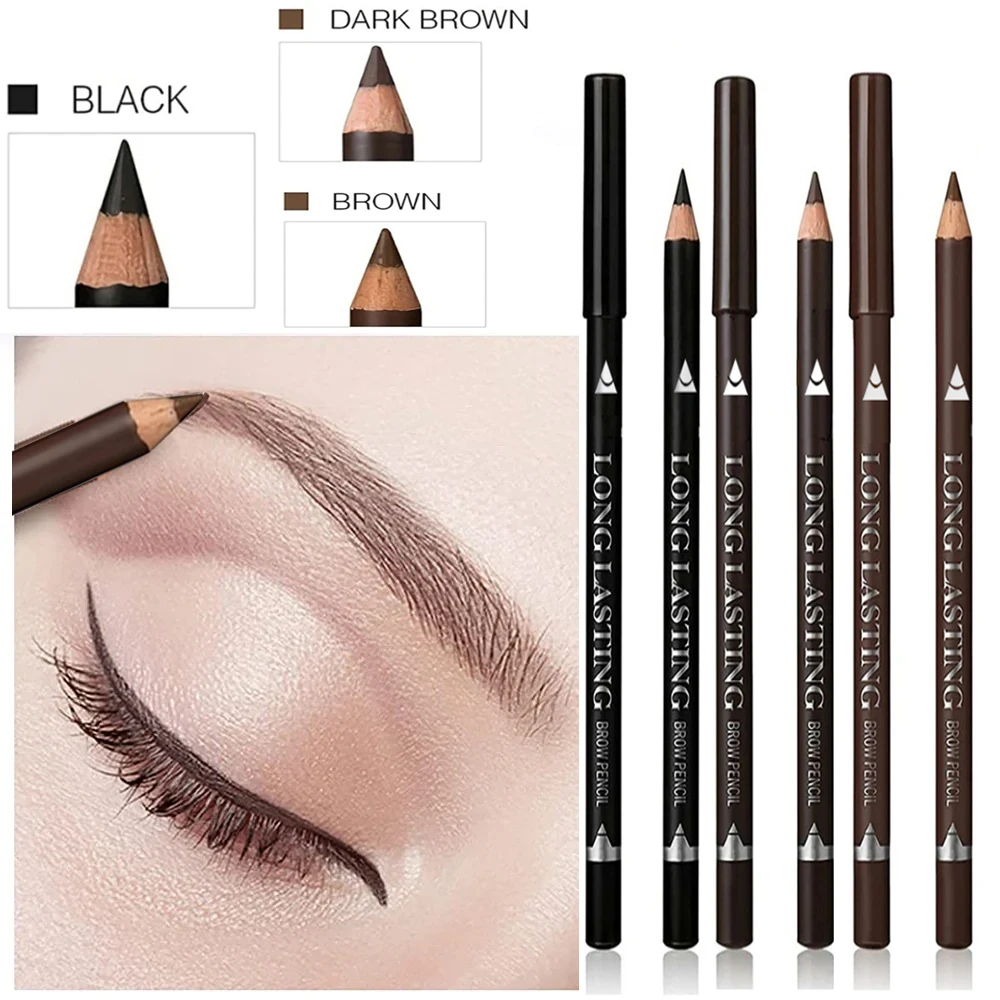 6/12 ชิ้นดินสอเขียนคิ้วกันน้ำม - Colored Pencil Professional บทวิจารณ์และราคา