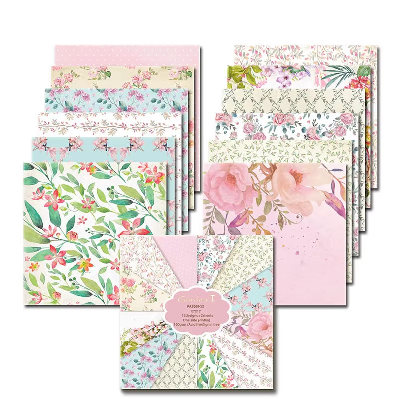 24 แผ่น 30x30 ซม.สมุดภาพกระดาษ - Art Craft Journals บทวิจารณ์และราคา