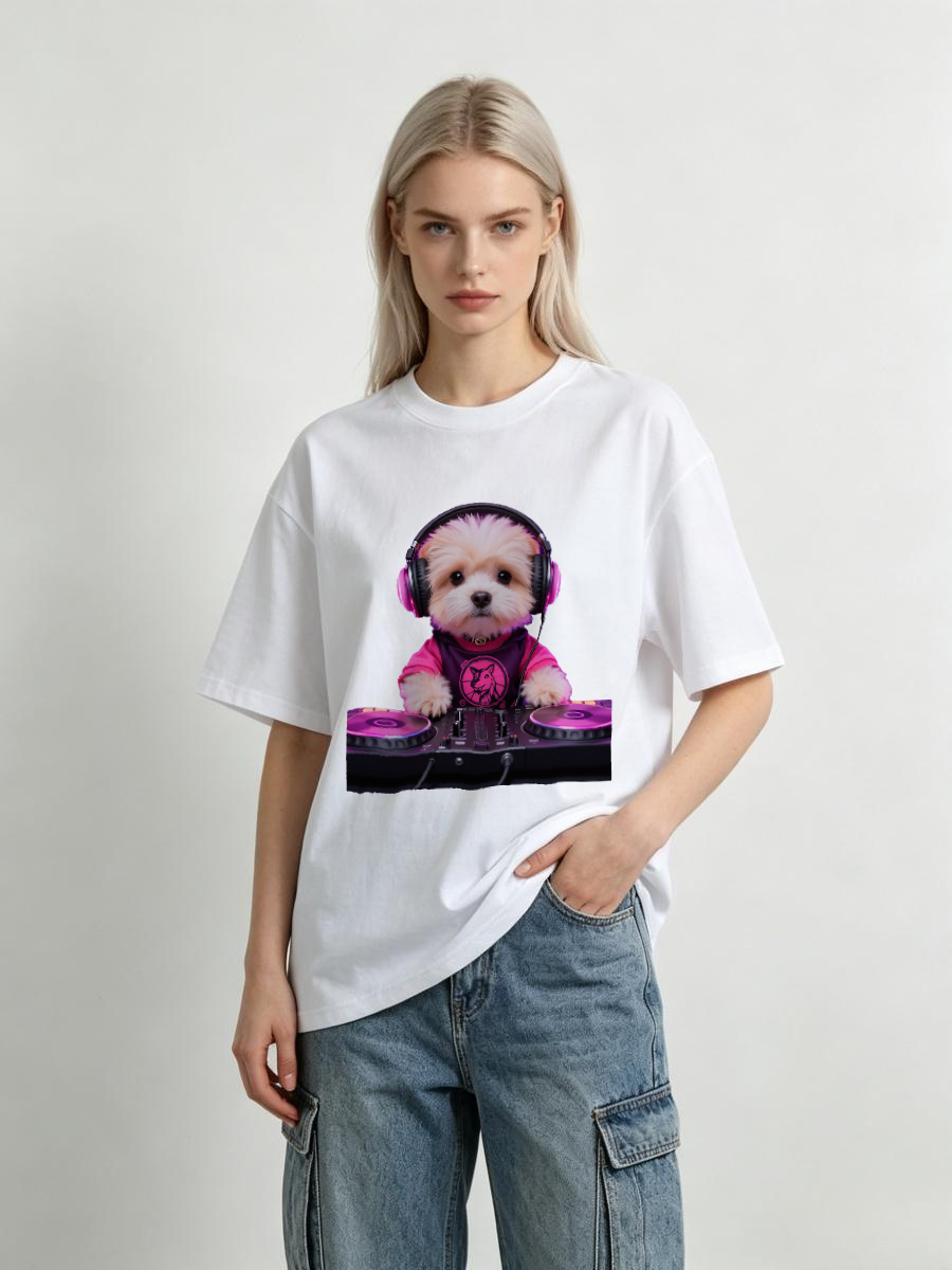 เสื้อยืดผู้หญิง ลายแจ็คการ์ด ง - Art Craft Letter T บทวิจารณ์และราคา
