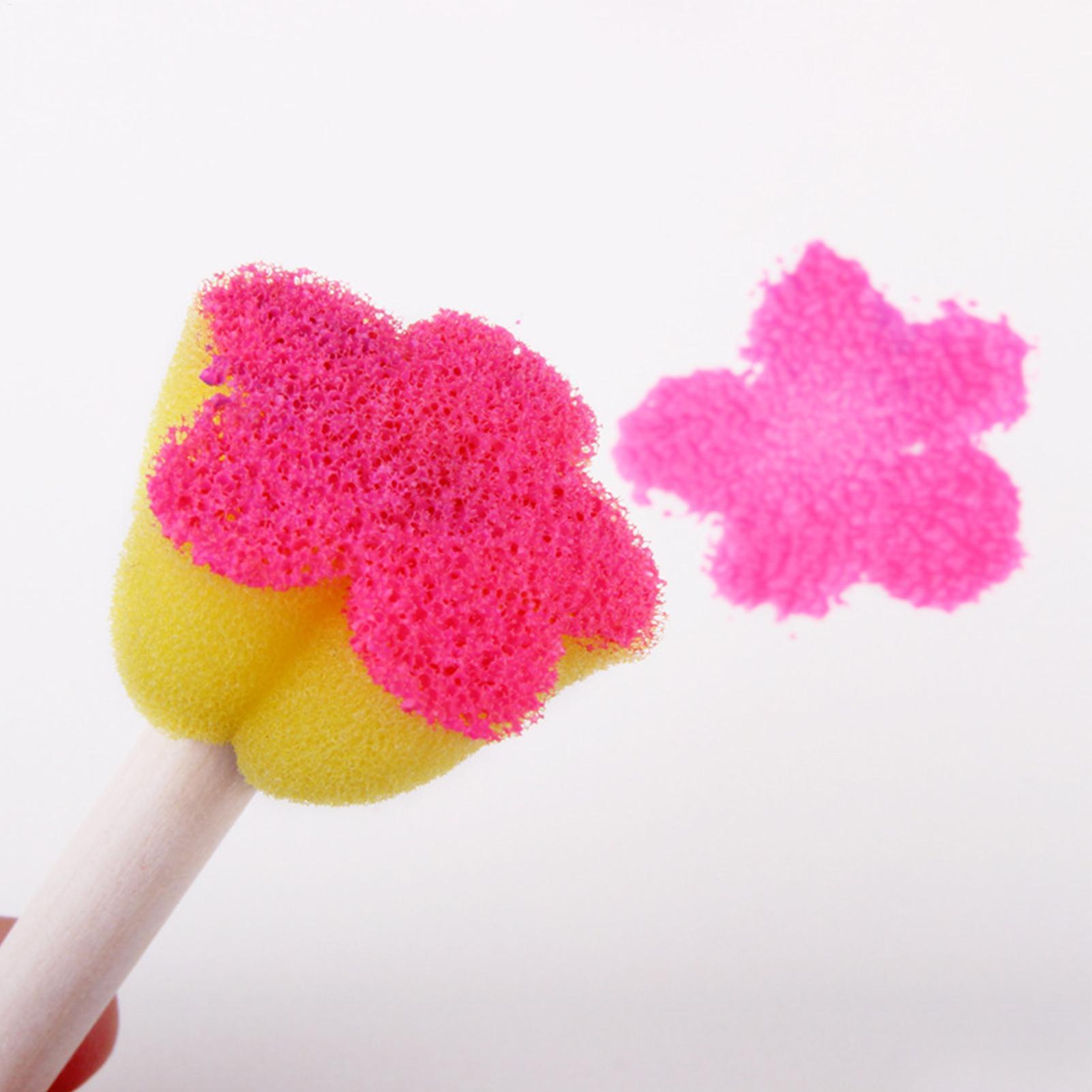 ฟองน้ำระบายสีสำหรับเด็กแบบใช้ซ - Art Craft For Preschool บทวิจารณ์และราคา