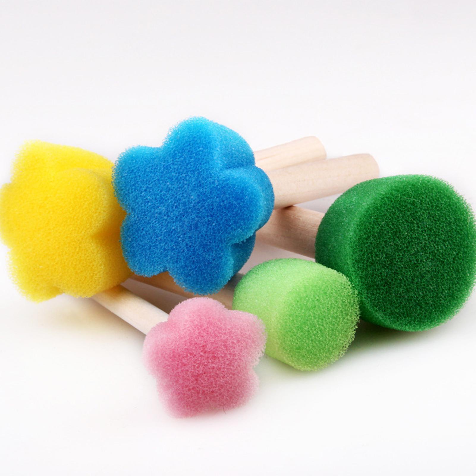 ฟองน้ำระบายสีสำหรับเด็กแบบใช้ซ - Art Craft For Preschool บทวิจารณ์และราคา