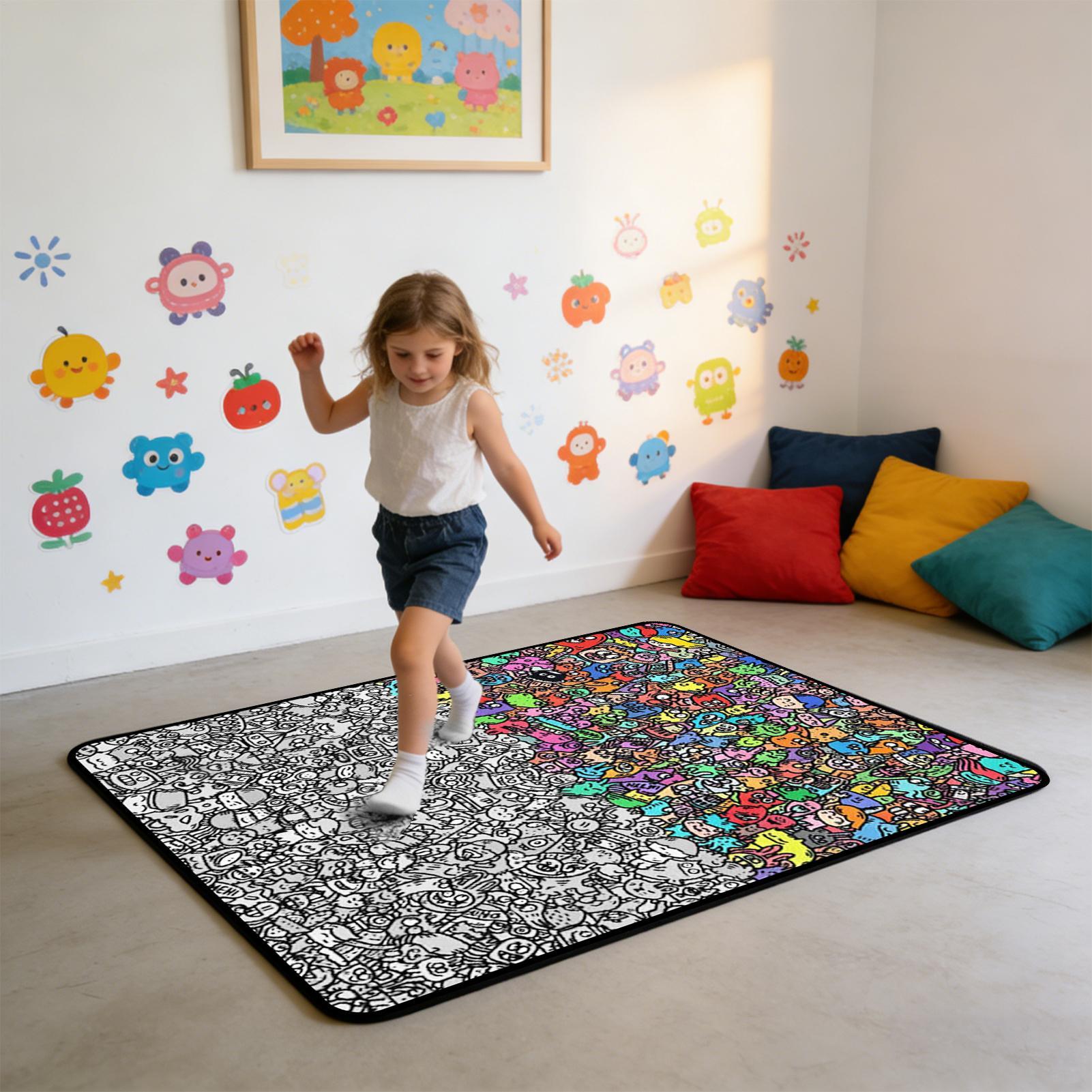 ผ้าห่มระบายสี DIY ผ้าคลุมโซฟาแ - Art Craft For Preschool บทวิจารณ์และราคา