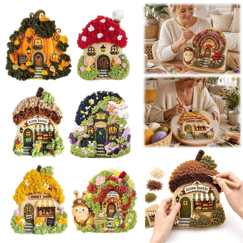 ชุดงานฝีมือ 3D ผ้าปักลายหมู่บ้ - Art Craft Village บทวิจารณ์และราคา