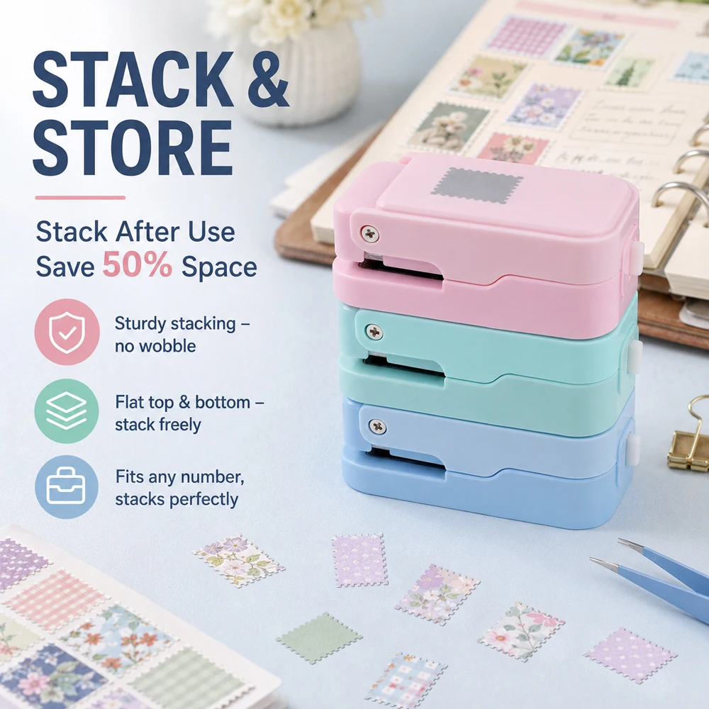เครื่องเจาะขอบแสตมป์แบบพกพา ซ้ - Art Craft Journals บทวิจารณ์และราคา
