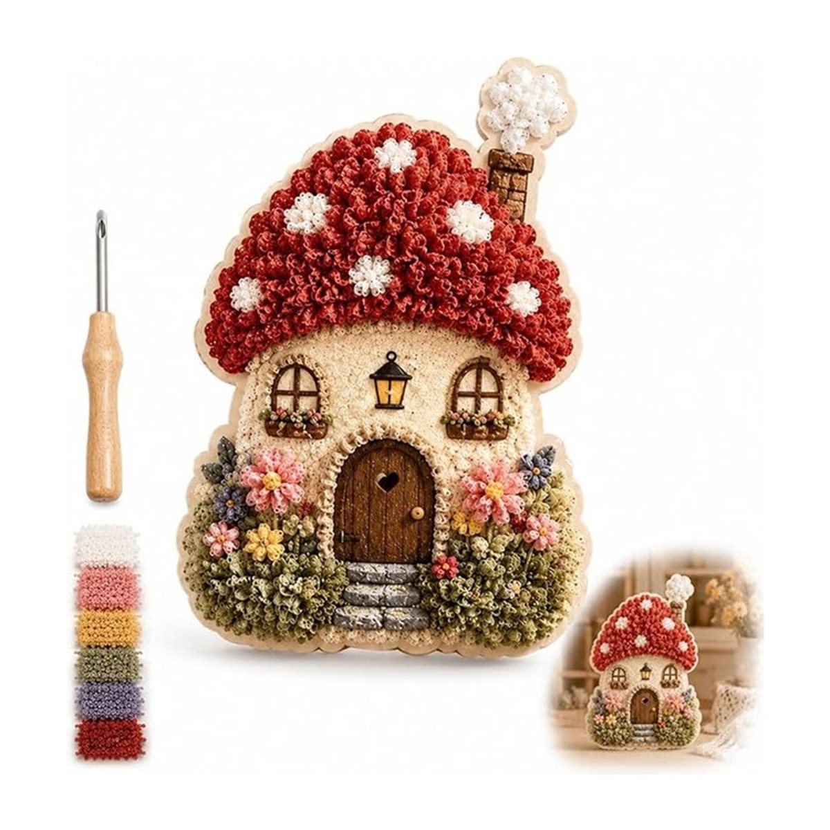 ชุดงานฝีมือ DIY บ้านเห็ดดอกไม้ - Art Craft Village บทวิจารณ์และราคา