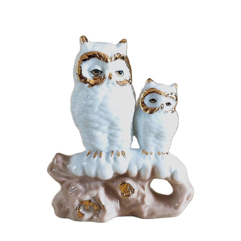 ตุ๊กตานกฮูกแม่ลูกทำจากเซรามิกเ - Art And Craft For Mother'S Day บทวิจารณ์และราคา