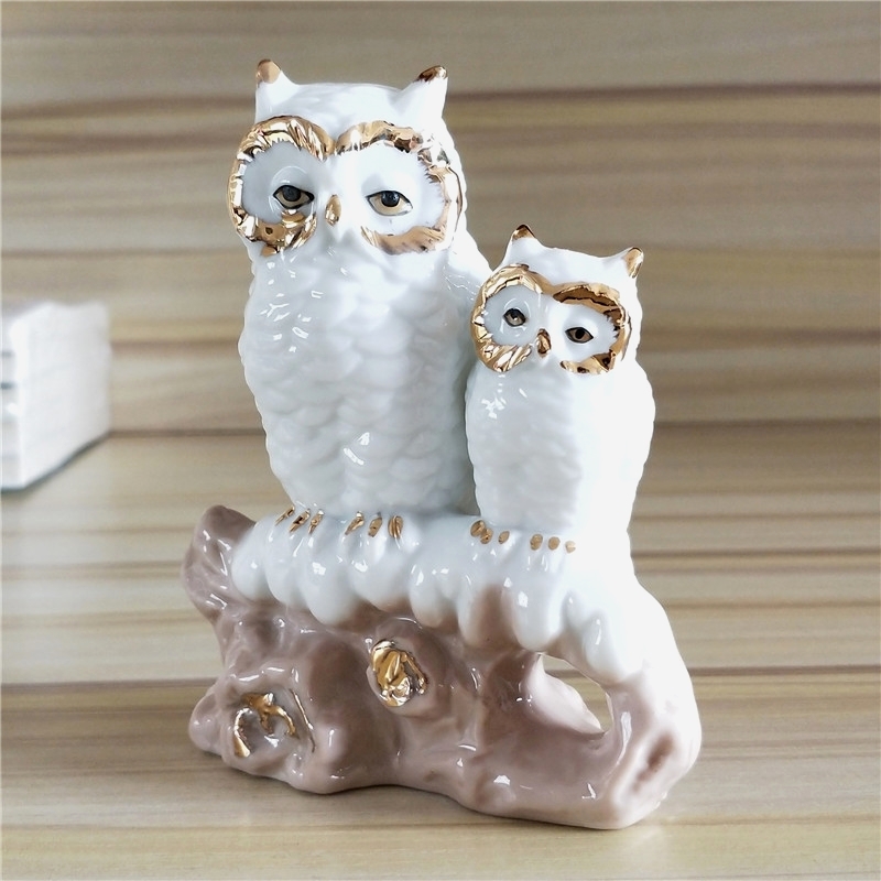 ตุ๊กตานกฮูกแม่ลูกทำจากเซรามิกเ - Art And Craft For Mother'S Day บทวิจารณ์และราคา