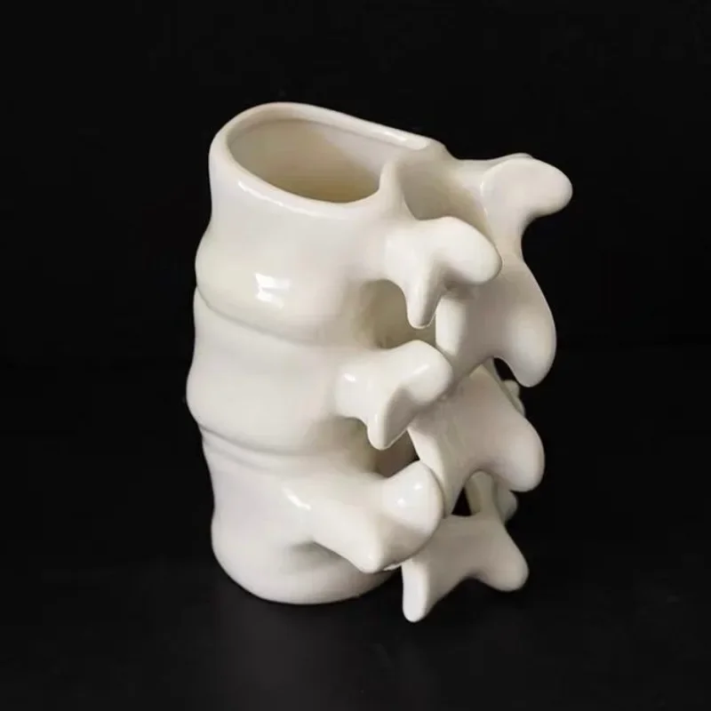 Creative เซรามิคกระดูกสันหลังถ - Art Craft Vase บทวิจารณ์และราคา