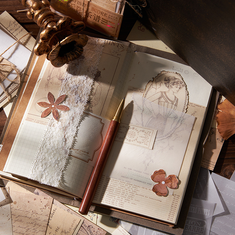 ชุดกระดาษงานฝีมือสไตล์วินเทจ ล - Art Craft Journals บทวิจารณ์และราคา