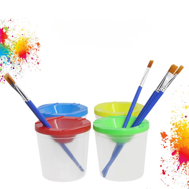 แก้วล้างพู่กันสำหรับเด็ก 1 ชิ้ - Watercolor Brush Pen บทวิจารณ์และราคา