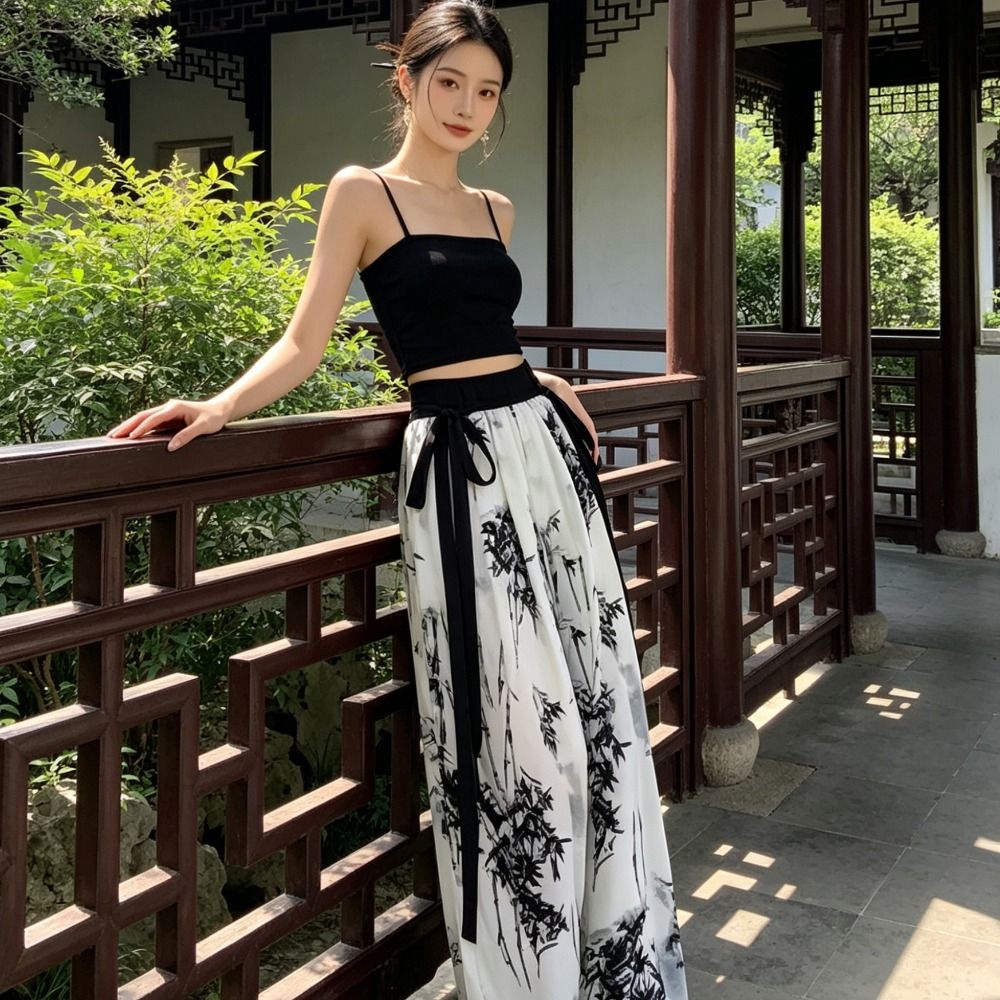 กางเกงลำลองผ้าไหมน้ำแข็งระบายอ - Silk Painting Dye บทวิจารณ์และราคา