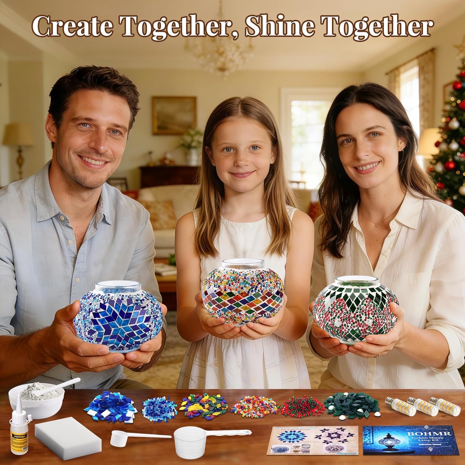 ชุดทำโคมไฟโมเสคแบบตุรกี 3 ทรงก - Art Craft For Adults บทวิจารณ์และราคา