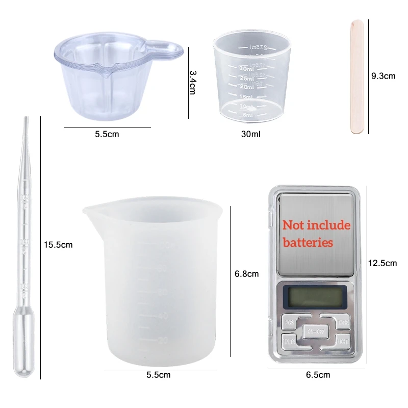อีพ็อกซี่เรซิ่นชุดคริสตัลใสผสม - Art Craft Stick บทวิจารณ์และราคา