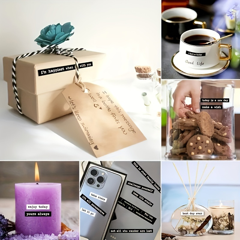 406pcs แรงบันดาลใจสติกเกอร์บวก - Art Craft Journals บทวิจารณ์และราคา