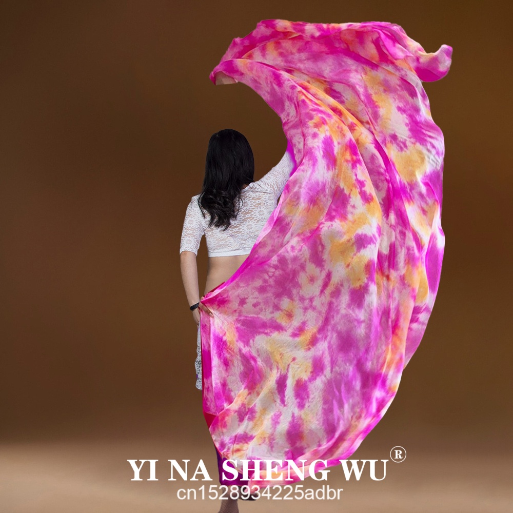 100% ผ้าไหม Veil Tie-Dye Belly - Silk Painting Dye บทวิจารณ์และราคา