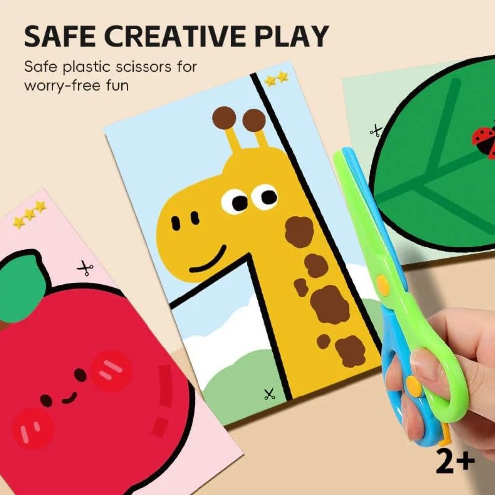 ชุดตัดกระดาษเพื่อความปลอดภัยสำ - Art Craft For Preschool บทวิจารณ์และราคา