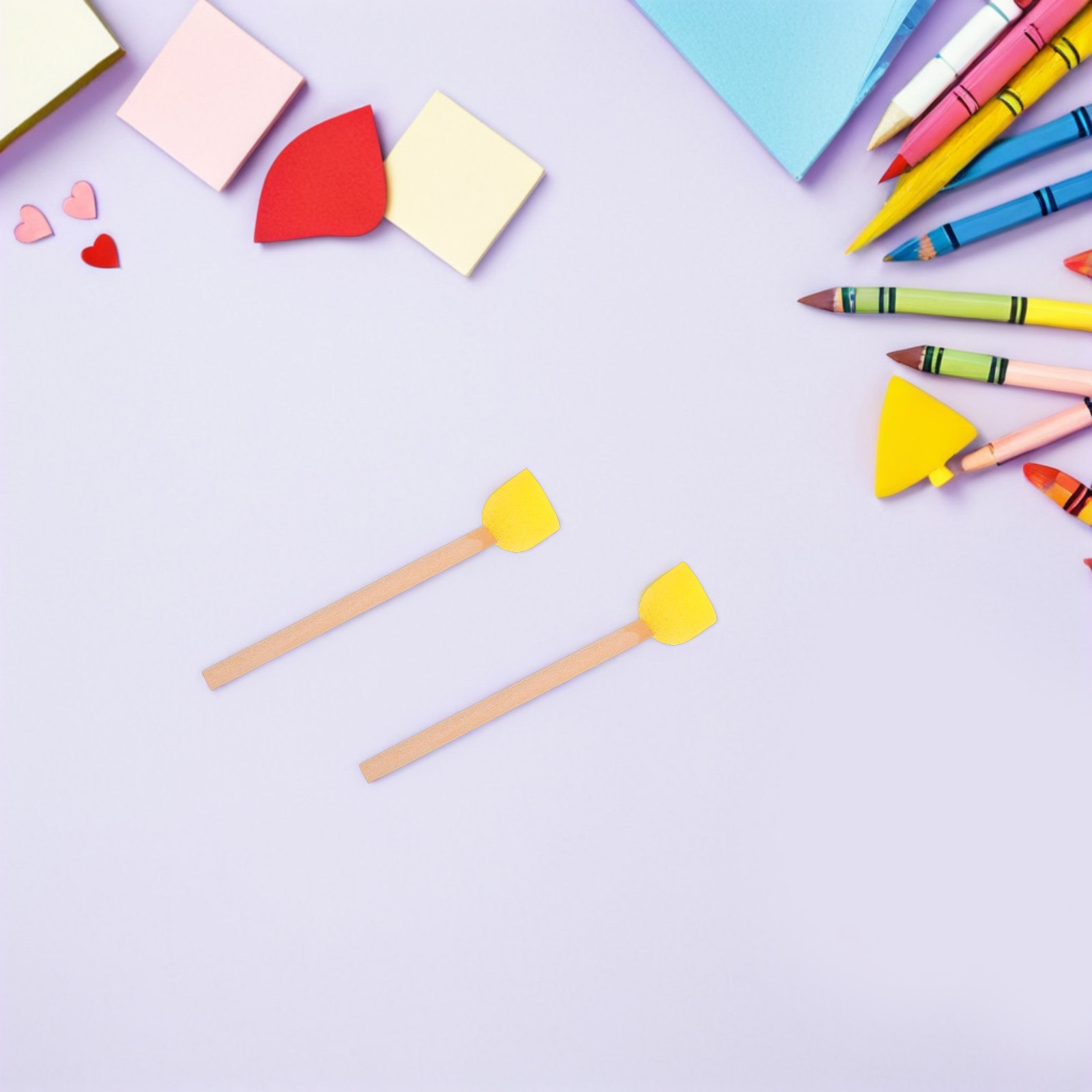 แปรงฟองน้ำทรงกลม 80 ชิ้น ด้ามไ - Art Craft For Preschool บทวิจารณ์และราคา