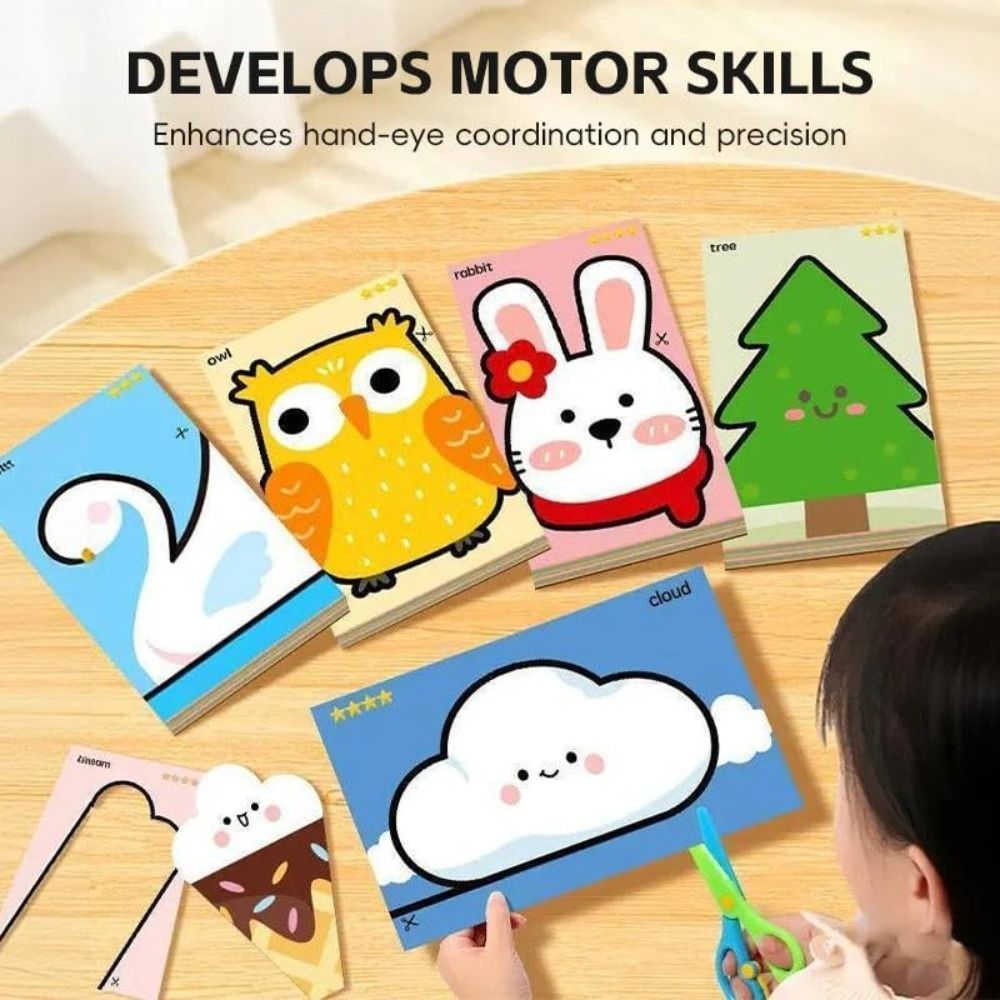ชุดตัดกระดาษสำหรับเด็กเพื่อควา - Art Craft For Preschool บทวิจารณ์และราคา
