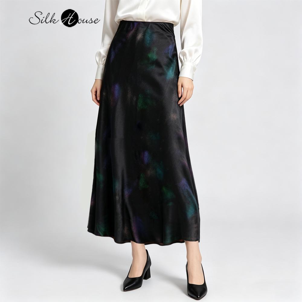 กระโปรงทรงเอไลน์ผ้าไหมมัลเบอร์ - Silk Painting Dye บทวิจารณ์และราคา