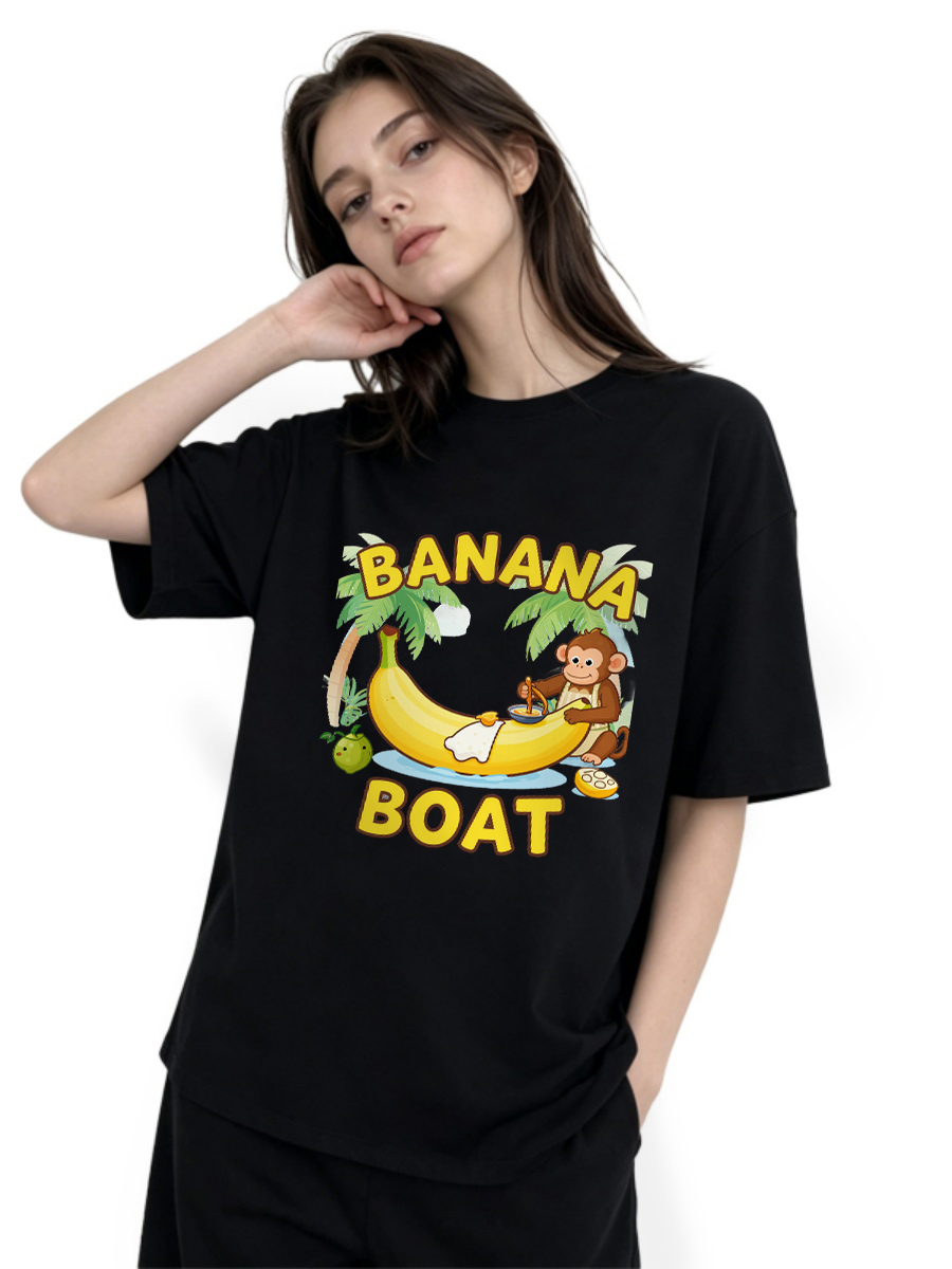 เสื้อยืดผู้หญิง ผ้าฝ้ายสลับเนื - Art Craft Letter T บทวิจารณ์และราคา