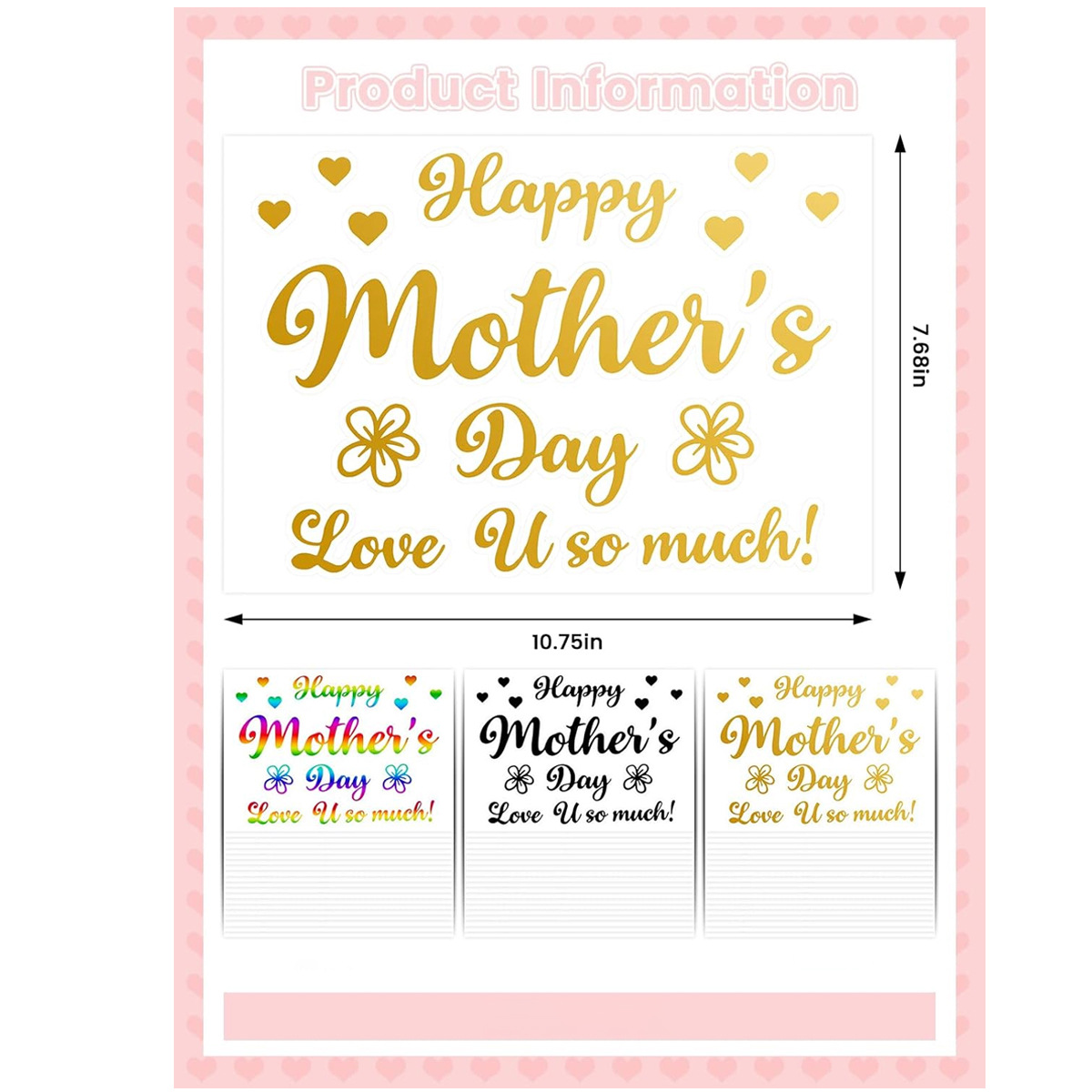 สติกเกอร์ติดลูกโป่งสำหรับงานปา - Art And Craft For Mother'S Day บทวิจารณ์และราคา