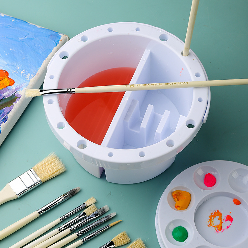 ถังล้างแปรง 3-in-1 พร้อมฝาปิดจ - Watercolor Brush Pen บทวิจารณ์และราคา