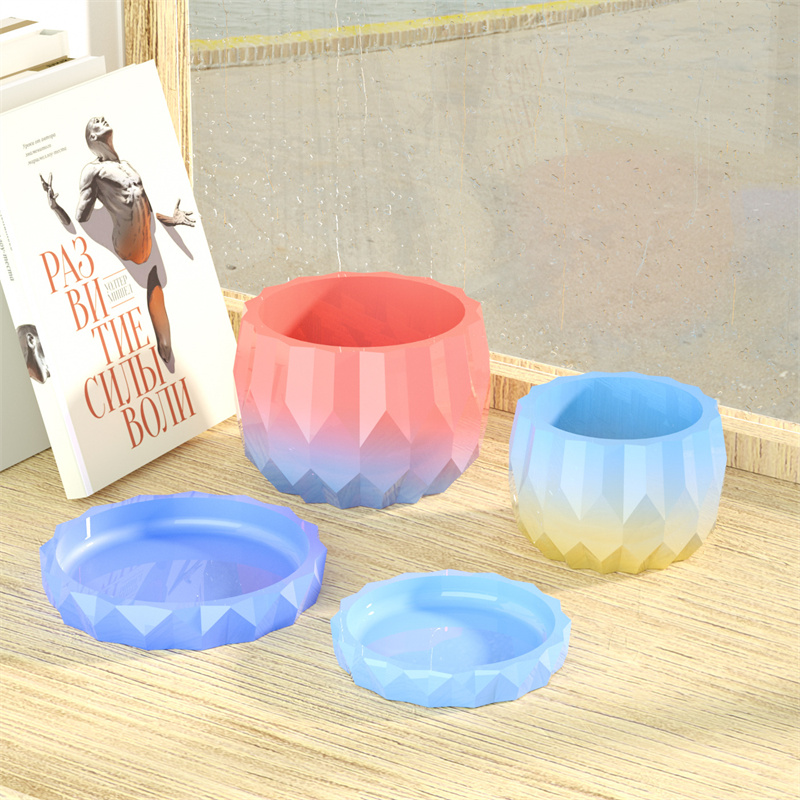 1 ชุดซิลิโคน Planter แม่พิมพ์ส - Art Craft Vase บทวิจารณ์และราคา