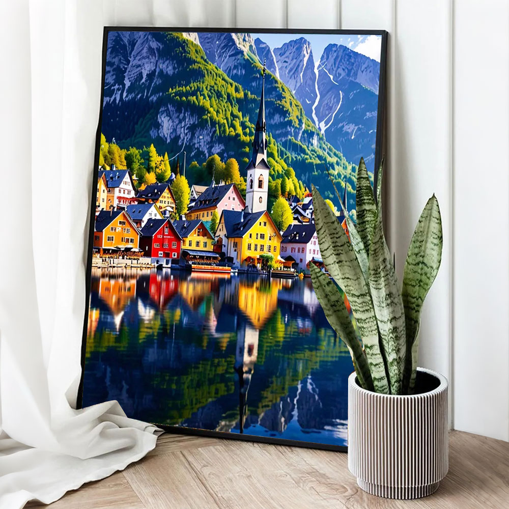 ชุดภาพวาดสีน้ำมันดิจิทัล DIY ภ - Art Craft Village บทวิจารณ์และราคา