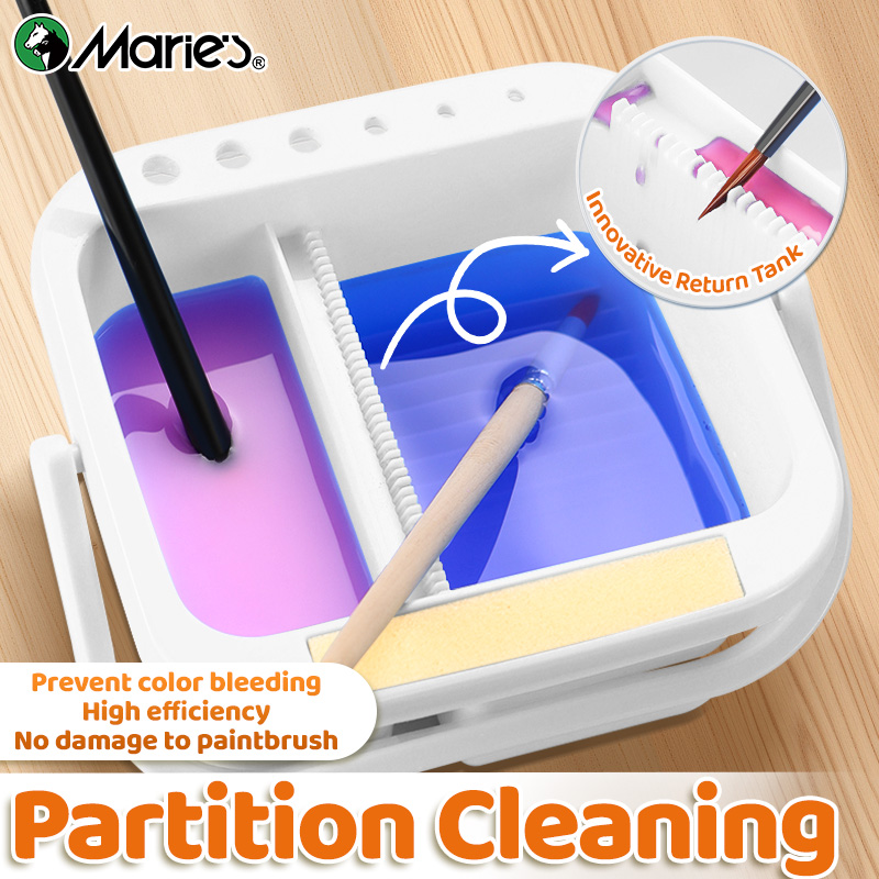 Marie's White Paint Brush Clea - Watercolor Brush Pen บทวิจารณ์และราคา