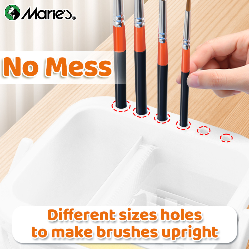 Marie's White Paint Brush Clea - Watercolor Brush Pen บทวิจารณ์และราคา