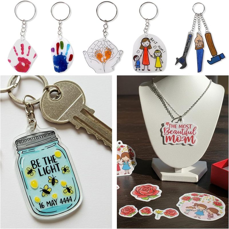 แผ่นพลาสติกหดได้ LIKE WISH ชุด - Art And Craft For Mother'S Day บทวิจารณ์และราคา