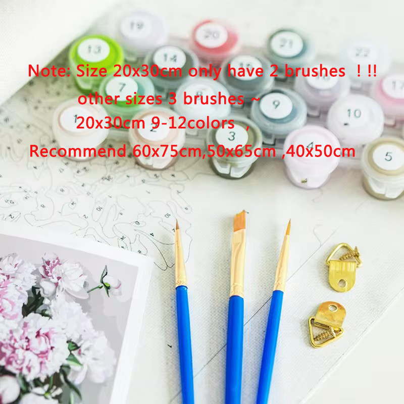 ชุดภาพวาดระบายสีตามตัวเลข GATY - Art Craft Village บทวิจารณ์และราคา