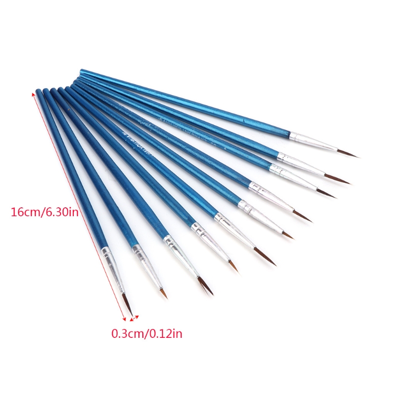 10 ชิ้น/เซ็ตไนลอนแปรงทาสีสําหร - Watercolor Brush Pen บทวิจารณ์และราคา