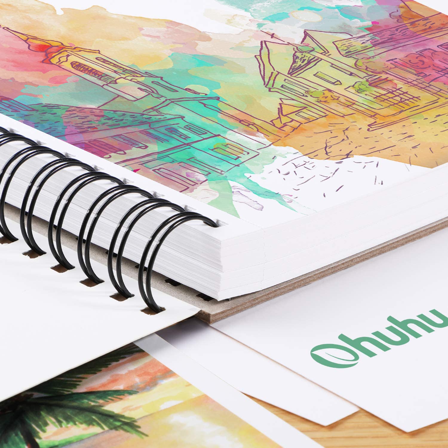 สมุดมาร์คเกอร์แบบสันเกลียว Ohu - Watercolor Brush Pen บทวิจารณ์และราคา