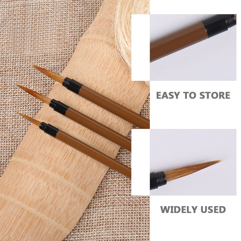 ปากกาวาดเส้นลายขนหมาป่า 3 ชิ้น - Watercolor Brush Pen บทวิจารณ์และราคา