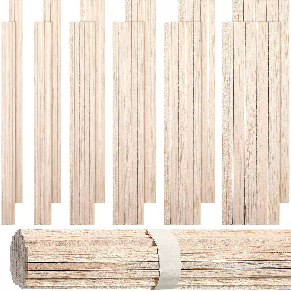 130pcs Balsa ไม้แถบไม้หัตถกรรม - Art Craft Stick บทวิจารณ์และราคา