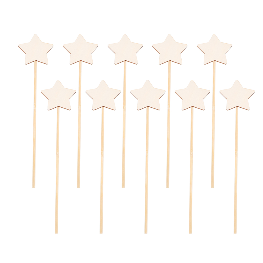 ไม้กายสิทธิ์รูปดาวไม้ DIY 10 ช - Art Craft Stick บทวิจารณ์และราคา