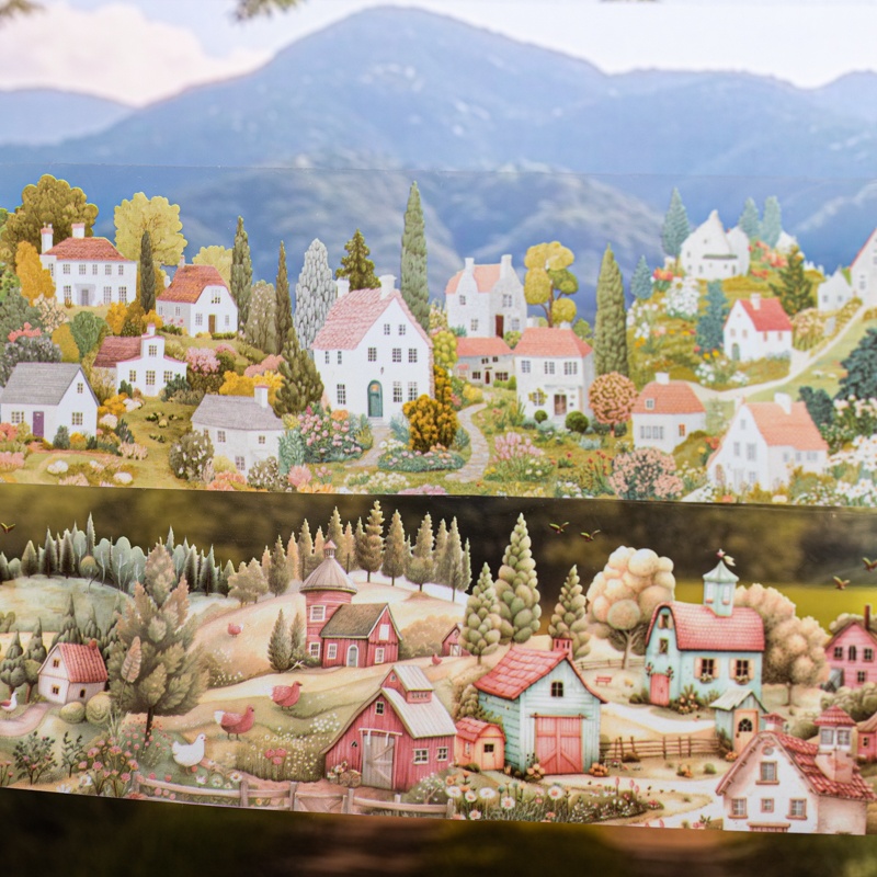 เทปตกแต่งลายหมู่บ้าน 6 ม้วน ขน - Art Craft Village บทวิจารณ์และราคา