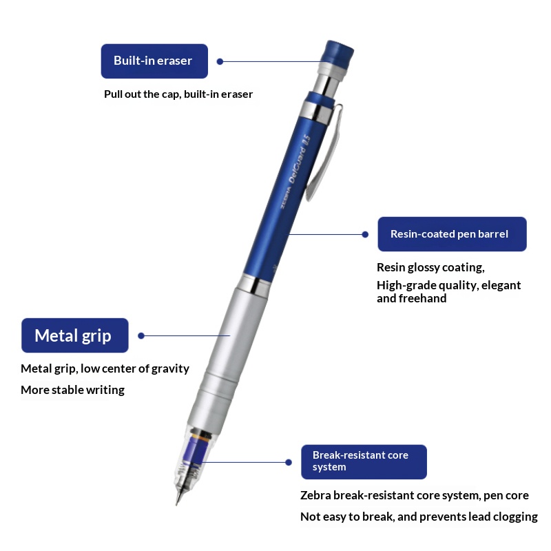 ญี่ปุ่นซีบร้า เดลการ์ด เอ็มเอ  - Colored Pencil Professional บทวิจารณ์และราคา