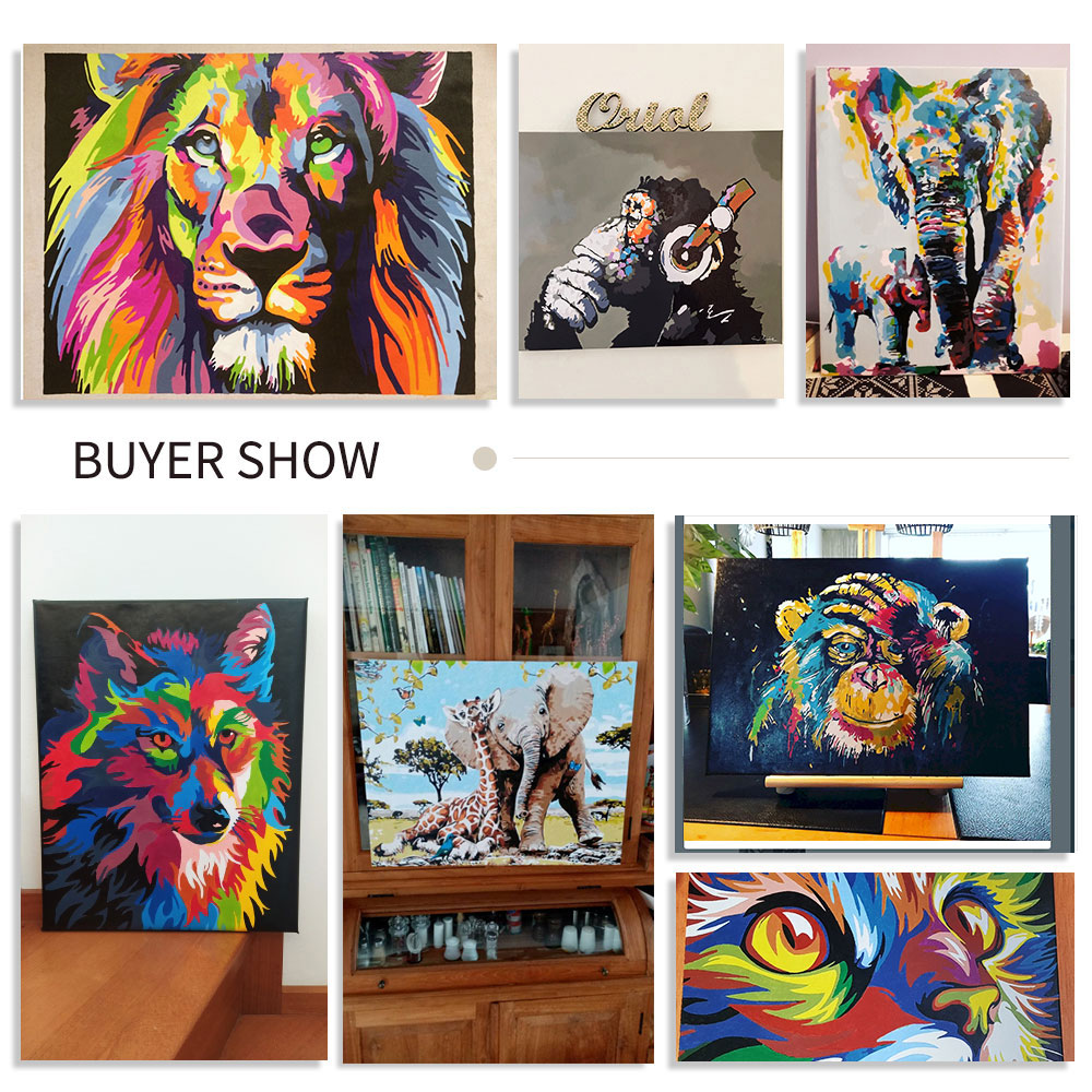 ชุดภาพวาดระบายสีตามตัวเลข GATY - Art Craft Village บทวิจารณ์และราคา